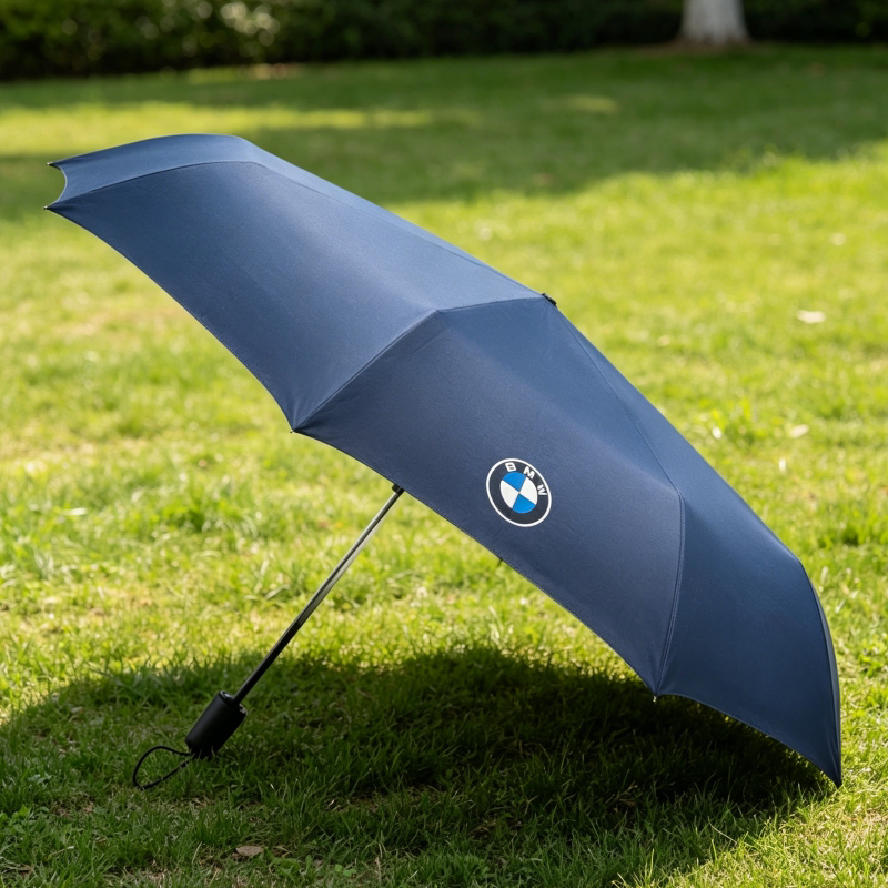 BMW宝马黑胶全自动晴雨折叠伞
