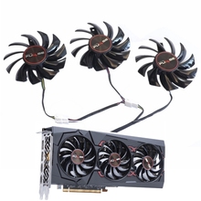 蓝宝石 RX5600XT 6G D6 白金版PRO OC 显卡风扇