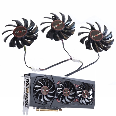 蓝宝石 RX5600XT 6G D6 白金版PRO OC 显卡风扇