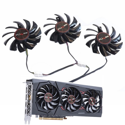 蓝宝石 RX5600XT 6G D6 白金版PRO OC 显卡风扇