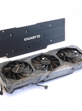 技嘉 RX5600XT GAMING  rev2.0 显卡热管散热器 显卡风扇 带背板