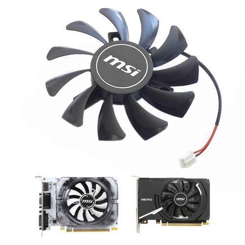 MSI微星 GT240  GT710 GT730 GT1030显卡风扇 8010风扇 2针