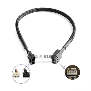 主板4针接口转接线 转 显卡风扇接到主板4P供电 显卡4针风扇 包网