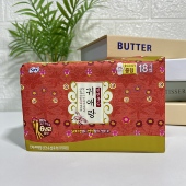 韩国进口贵爱娘26cm日用18片红参姨妈巾艾草卫生巾无荧光剂闺艾朗