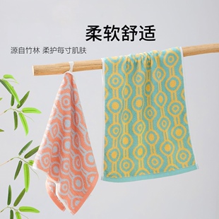 天源竹纤维毛巾洗脸洗澡螺纹专用家用吸水不掉毛成人学生柔软中巾