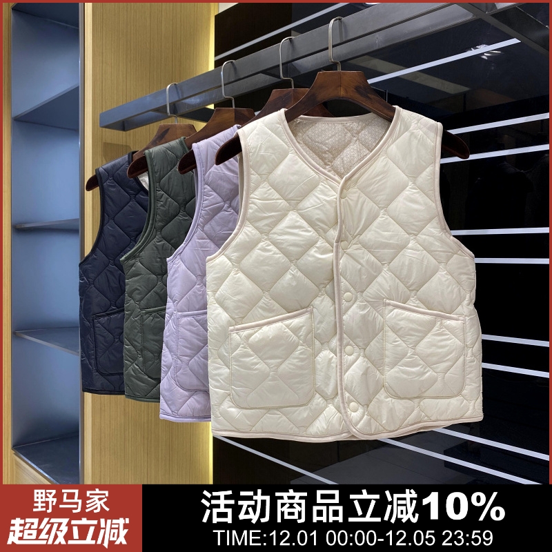 情侣款轻薄保暖时尚百搭休闲马甲