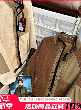 柜6980 意式高奢 秋冬男女情侣老钱风复古保暖加绒百搭潮流外套潮