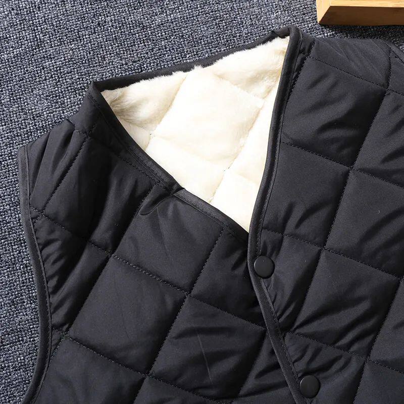 VERY WARM AND SWEET  ODM COMPANY SINGLE AUTUMN AND WINTER VELVET THICKENED MENS VEST WARM AND COMFORTABLE COTTON VEST