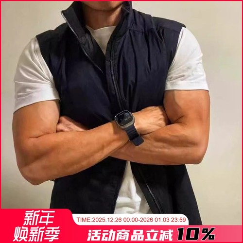 轻便保暖男女户外立领棉马甲背心