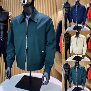 意式轻奢！老钱风！春季新品男士高端抗皱透气商务通勤夹克外套潮
