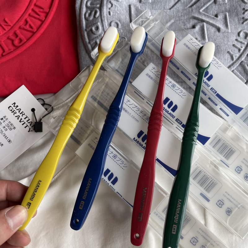 【刷的真干劲,又软,又密】多带几根!自留推荐超细软万毛牙刷