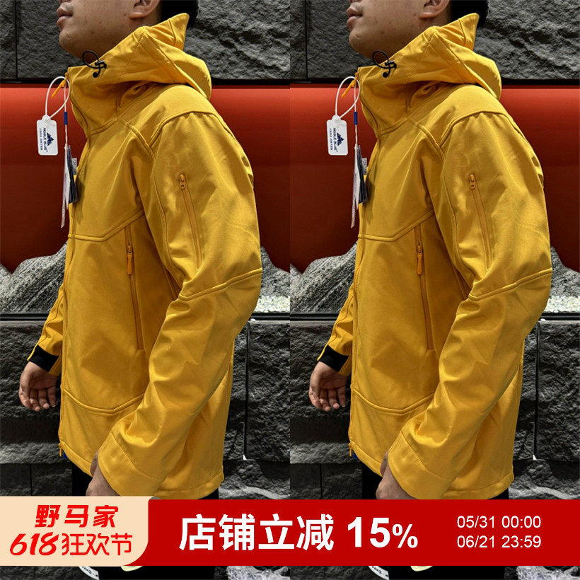 【镇店捡漏】五防抗撕裂！户外飞禽情侣款加绒锁温防水软壳冲锋衣