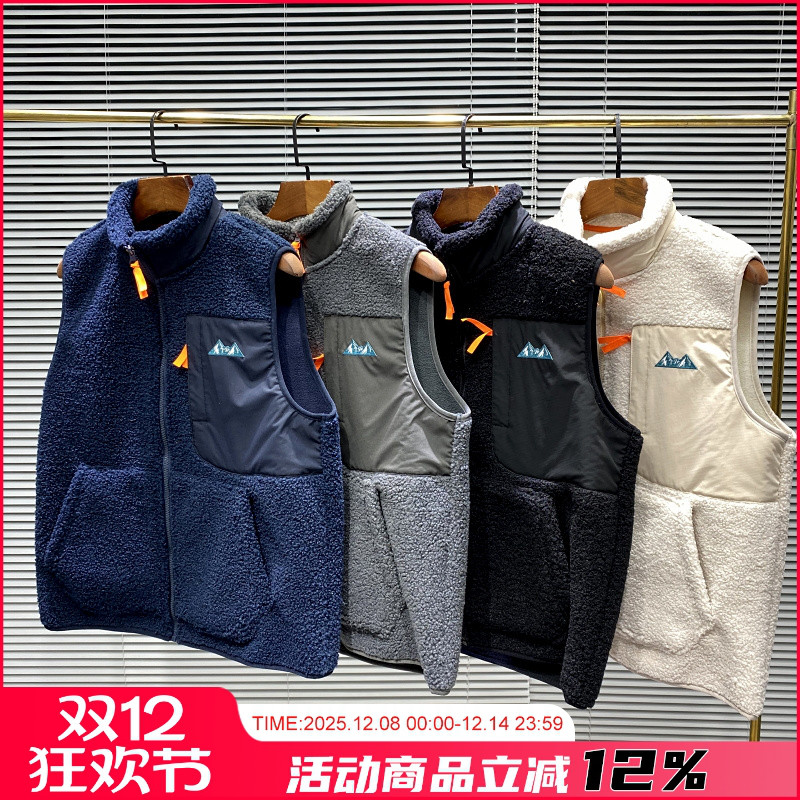 日单马甲摇粒绒保暖背心外套