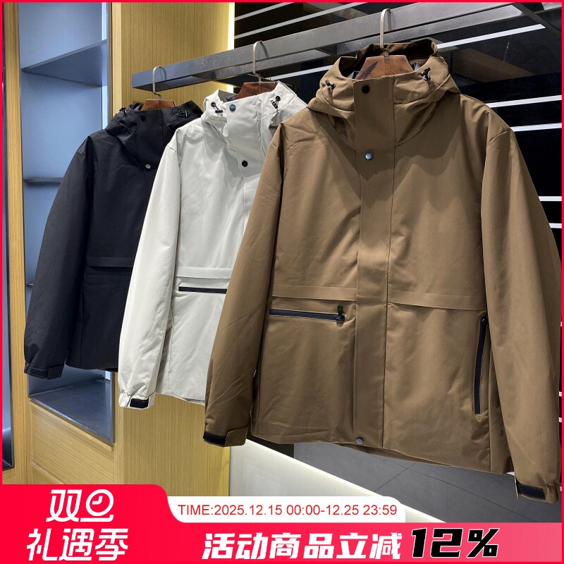 户外三合一羽绒服防水冲锋衣外套