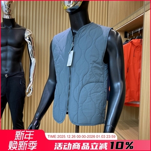 日单外贸 秋冬男女轻盈薄棉马甲背心 HEAT葫芦型绗缝夹棉防风防水