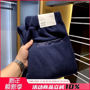 加厚摇粒绒御寒束口休闲裤 高克重 男士 日单设计师线冬季 巨保暖