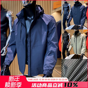 男士 秋季 防水运动连帽夹克外套冲锋衣潮 砖业户外级 热反射内里