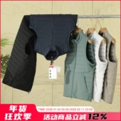 男女情侣款 LU平替 防风防泼水 户外机能保暖立领羽绒叠穿马甲潮