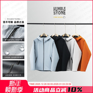 男士 重磅级 3D立裁 全身压胶 连帽软壳冲锋衣 全天候防风防水