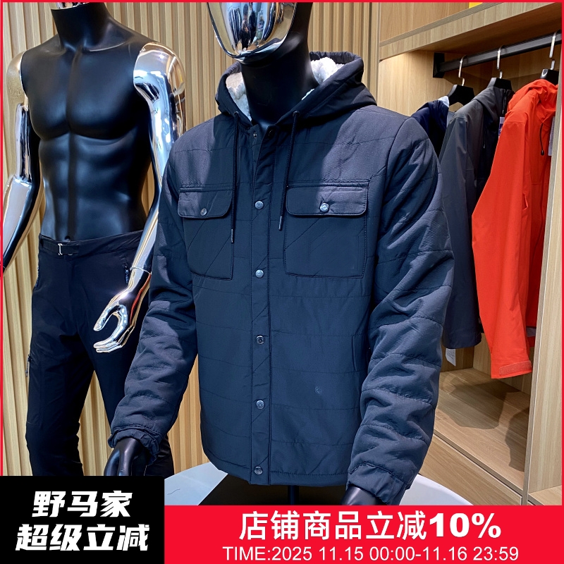 北美外贸98刀连帽羊羔绒加绒棉衣