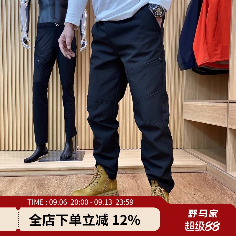 亏清！错过拍大腿！GM防水加绒冲锋软壳裤立体剪裁男户外休闲长裤