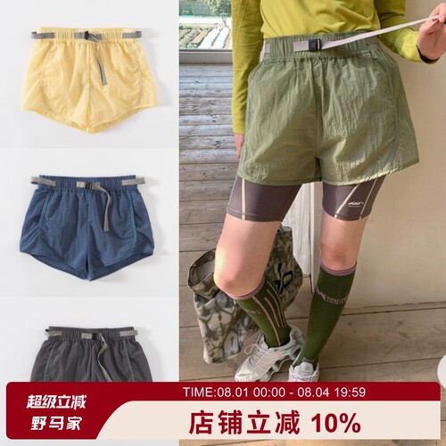 山系轻薄舒适百搭运动休闲短裤