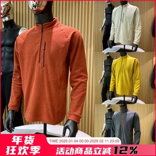 王炸山系户外！秋冬新品情侣款保暖半拉链套头打底衫百搭抓绒衣潮