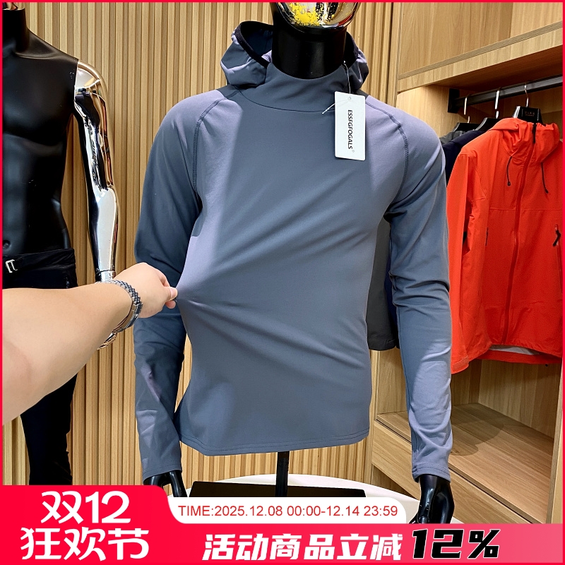 秋冬运动连帽卫衣训练上衣