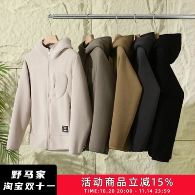 重磅900克加绒加厚摇粒绒连帽