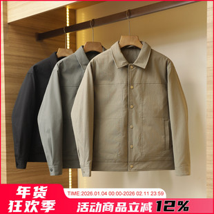 走商场订单！商务通勤！冬季新品男士轻薄款翻领夹克外套羽绒服潮