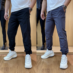 都市高端户外!后腿激光打孔!夏季男士高端速干弹力立裁休闲裤潮