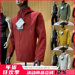 山系户外!3D立体剪裁!秋冬男士防风防泼水加绒软壳冲锋衣外套潮