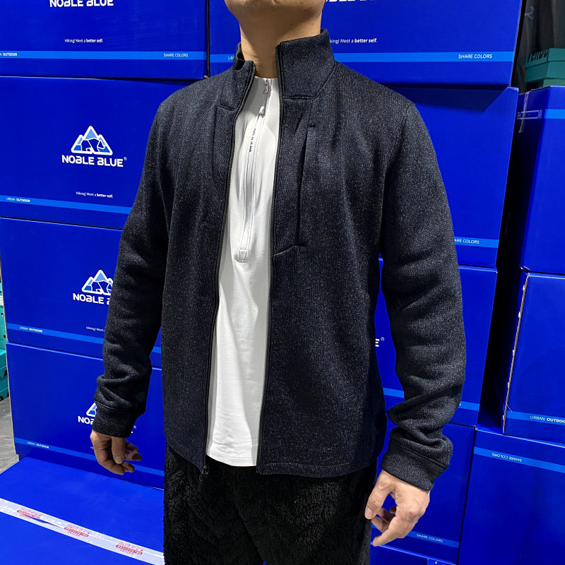清货！城市机能户外！秋冬户外抓绒衣拉链开衫立领保暖夹克外套男