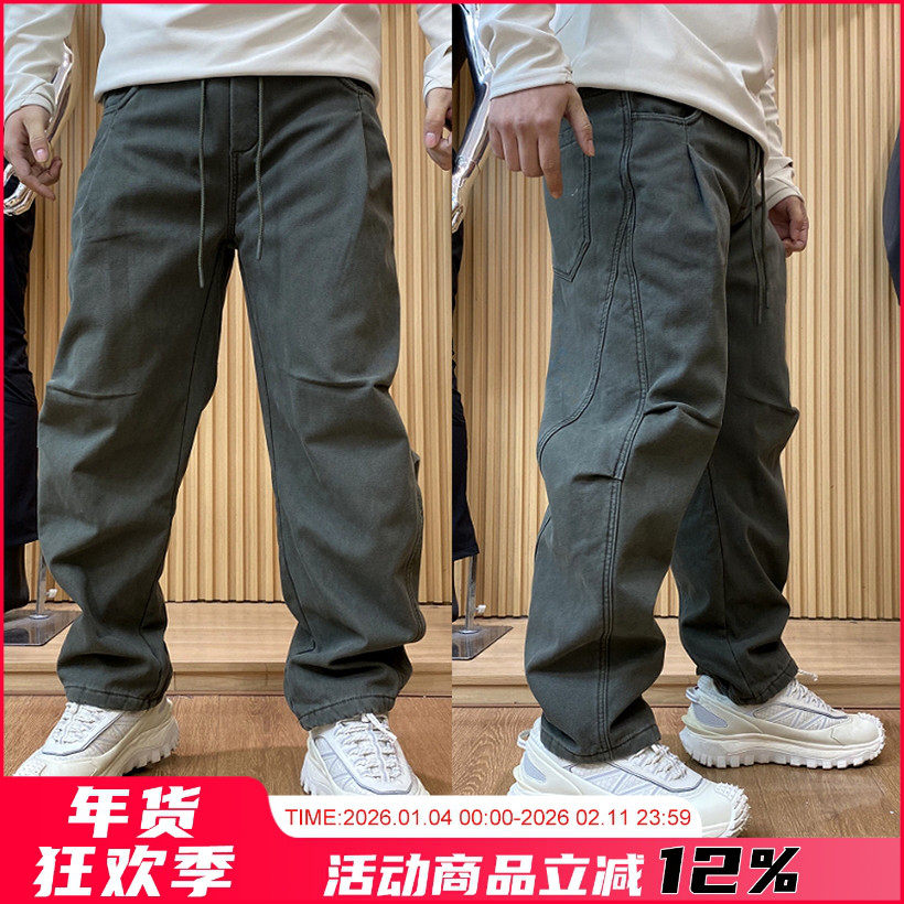 一条过冬！加厚保暖！秋冬男士松紧腰宽松锥形休闲裤弯刀裤长裤潮,男装,休闲裤,淘宝优惠券,粉丝福利购,淘宝优惠卷