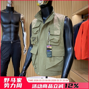 欧美牛货 钓鱼马甲背心 加绒加厚户外防风防水登山保暖多口袋工装