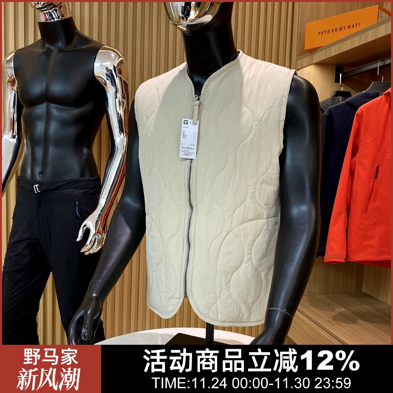 秋冬男女轻盈薄棉马甲背心