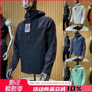 王炸户外神衣 3D立裁茑平替防风雨男女薄绒连帽软壳冲锋夹克外套