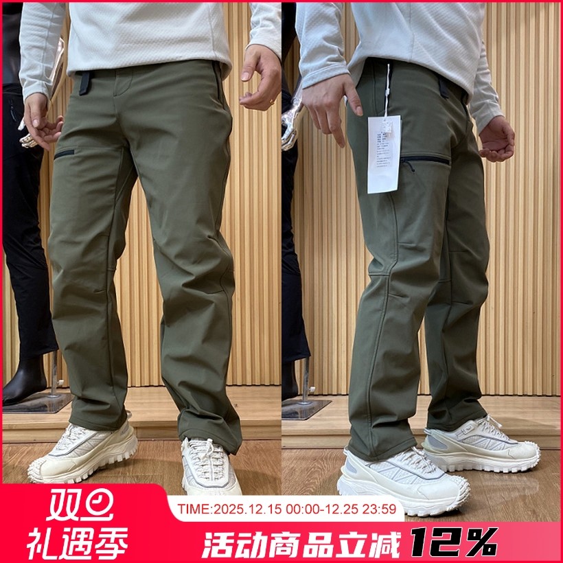 山系户外！立体剪裁拉链工装裤