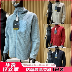 王炸山系户外！波浪纹！秋冬情侣户外加绒保暖休闲百搭连帽外套潮