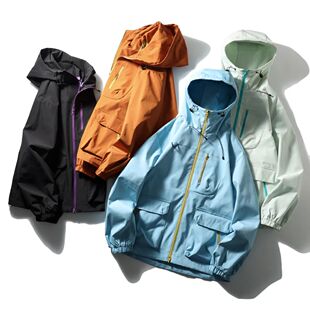品P订单 户外防风防泼水 秋季新品男女工装风休闲冲锋衣夹克外套