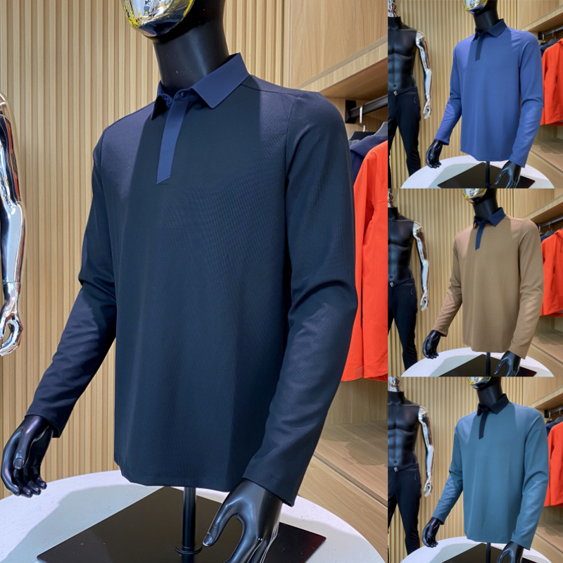 传写长袖POLO衫打底衫男秋冬季