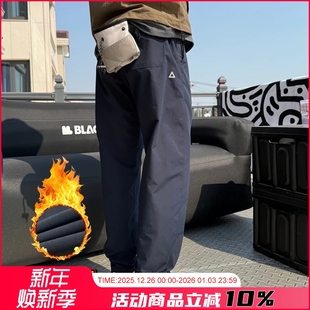 防撕裂透气休闲裤 3D立体裁剪秋冬男士 潮 清货拼手速 加绒三角标