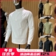 大厂订单 T恤 立裁半拉链速干透气弹力长袖 综训系列 25早秋男士