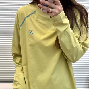 新品 跑步长袖 情侣款 户外骑行透气打底衫 秋季 运动T 潮 汗隐无痕