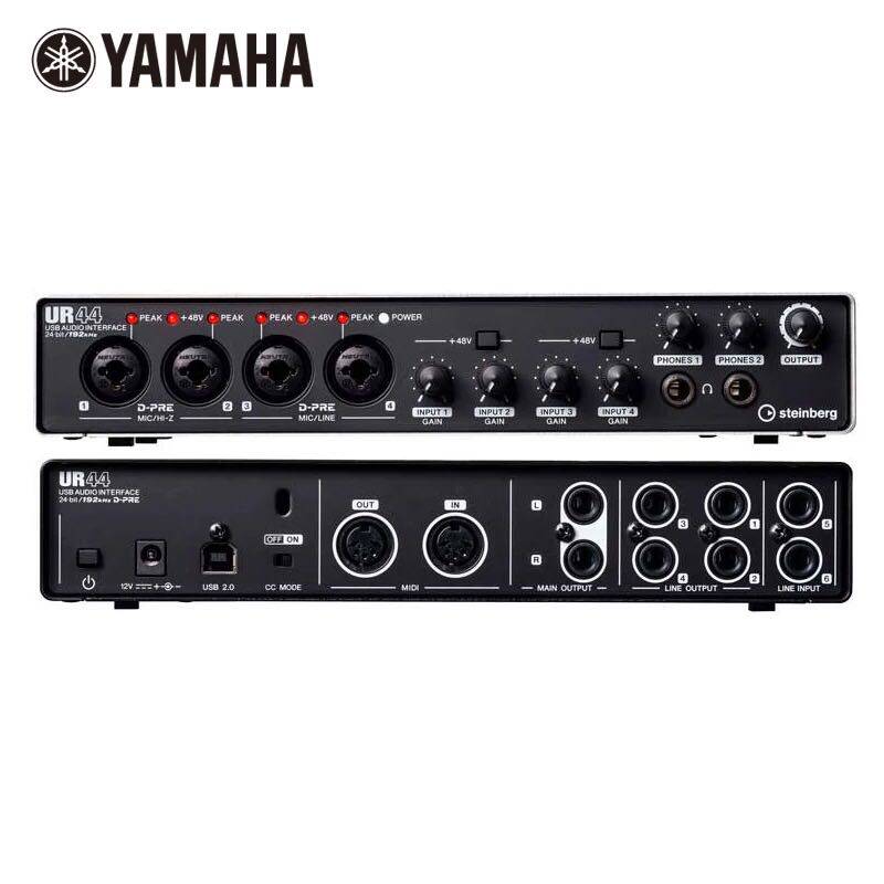 雅馬哈/YAMAHA Steinberg UR44 USB外置聲卡 音頻接口 錄音編曲在類目 樂器/吉他/鋼琴/配件, MIDI樂器/電腦音樂, 聲卡接口中 - 來自Buy2taobao.com提供專業的淘寶代購服務