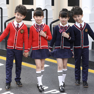 儿童班服三件套 春秋款 运动秋季 校服套装 小学生幼儿园园服2021新款