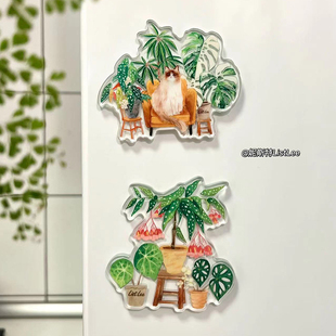s原创热植2025新款冰箱贴 高级感高颜值磁贴个性创意家居饰品文创