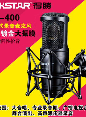 得胜专业录音舞台大合唱电容话筒