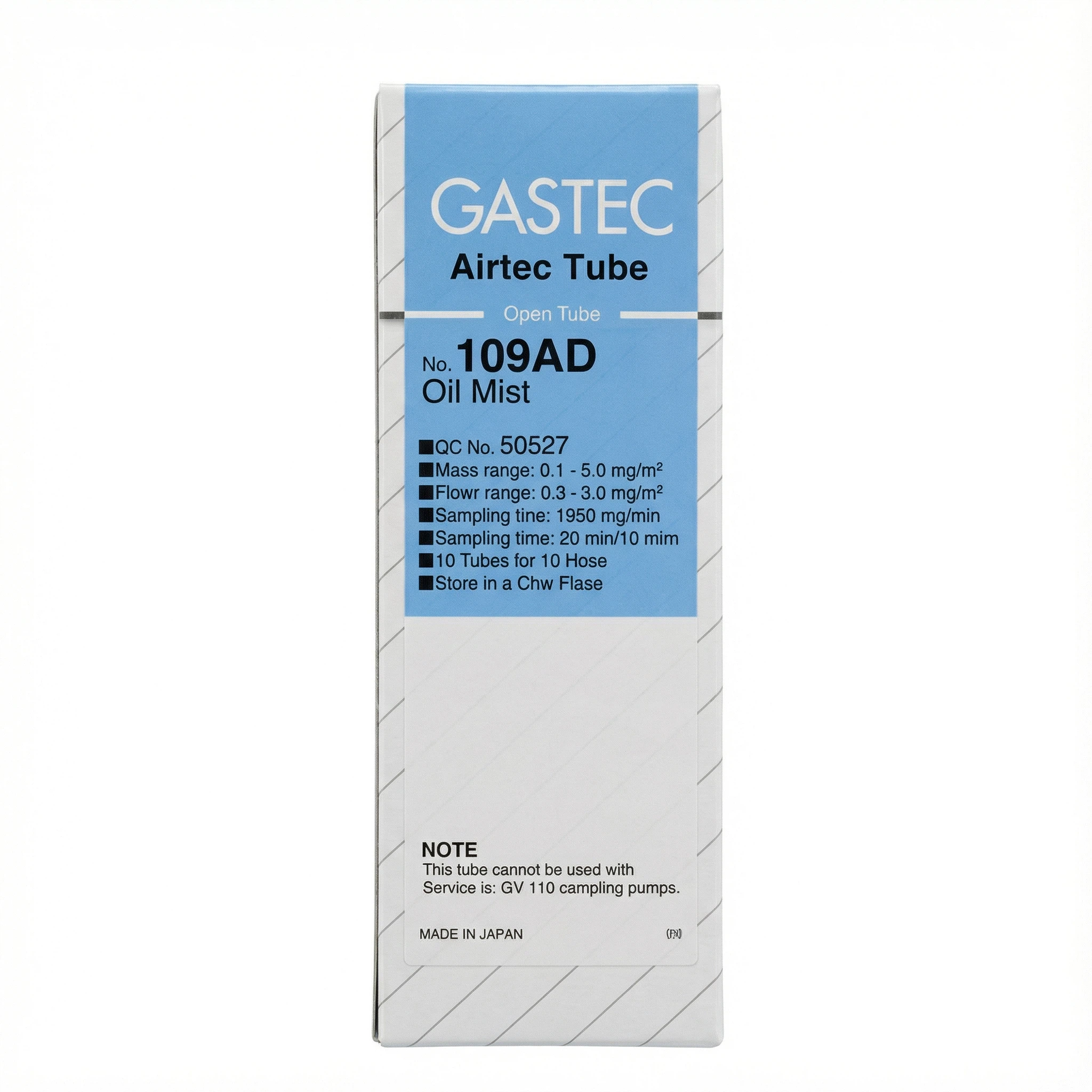 日本GASTEC油雾Oil mist检测管医用药用压缩空气钢瓶不纯物109AD,工业油品/胶粘/化学/实验室用品,管类/试管/滴管,淘宝优惠券,粉丝福利购,淘宝优惠卷