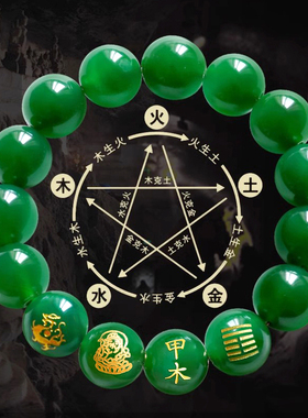 甲木乙木能量牌手链甲木乙木